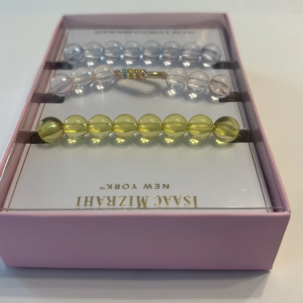 Isaac Mizrahi Stretch Bracelet Box Set of 3
